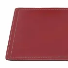 Regenerated Leather Desk Pad with Pen Stop Stitching Made in Italy - Ascanio Viadurini