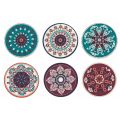 Round Plates in Colored Plastic with Persian Decorations 12 Pcs - Persia