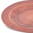 Hand Tinned Green or Brown Copper Placemat 31 cm 6 Pieces - Rocho Viadurini