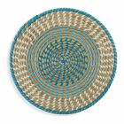 Round Placeholder in Straw Various Finishes 12 Pieces - Folk Viadurini