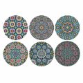 Round Metal Placeholder Placard Moroccan Decor 12 Pcs - Morocco
