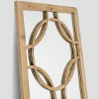 156x83 cm Mirror in Aged Natural Pine Wood - Agosta Viadurini