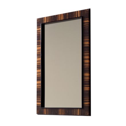 Wall-mounted / floor mirror in ebony wood Grilli Zarafa made in Italy Viadurini