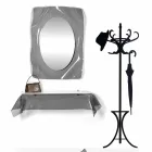 Contemporary Smoke Diva wall-hung mirror made in Italy Viadurini