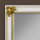 Modern handcrafted wooden wall mirror made in Italy Stefano Viadurini