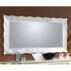 Handmade rectangular Italian wall mirror made in Italy Simone Viadurini