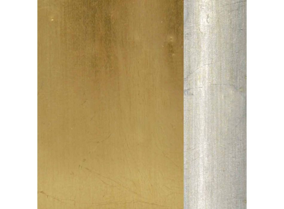 Wall mirror gold, silver handmade wood made Italy Michele Viadurini