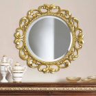 Hand made wooden wall mirror made in Italy by Riccardo Viadurini