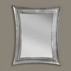 Hand made Sandro rectangular wooden wall mirror made in Italy Viadurini