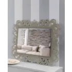 Modern Design Rectangular Wall Mirror in Tortora Plexiglass - Selly Viadurini