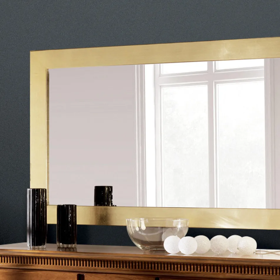 Mirror with Frame in Different Finishes Made in Italy - Belenus Viadurini