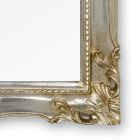 Mirror with Hand-Decorated Wooden Frame Made in Italy - Venus Viadurini