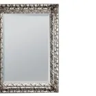 Mirror with Ground Mirror and Silver Leaf Frame Made in Italy - Roua Viadurini