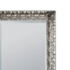 Mirror with Ground Mirror and Silver Leaf Frame Made in Italy - Roua Viadurini