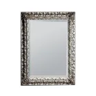 Mirror with Ground Mirror and Silver Leaf Frame Made in Italy - Roua Viadurini