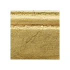 Mirror with Ground Mirror and Gold Leaf Frame Made in Italy - Tane Viadurini