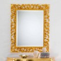 Classic design wall mirror with Paris gold leaf finish