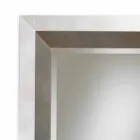 Lotto design wall mirror with wooden frame Viadurini