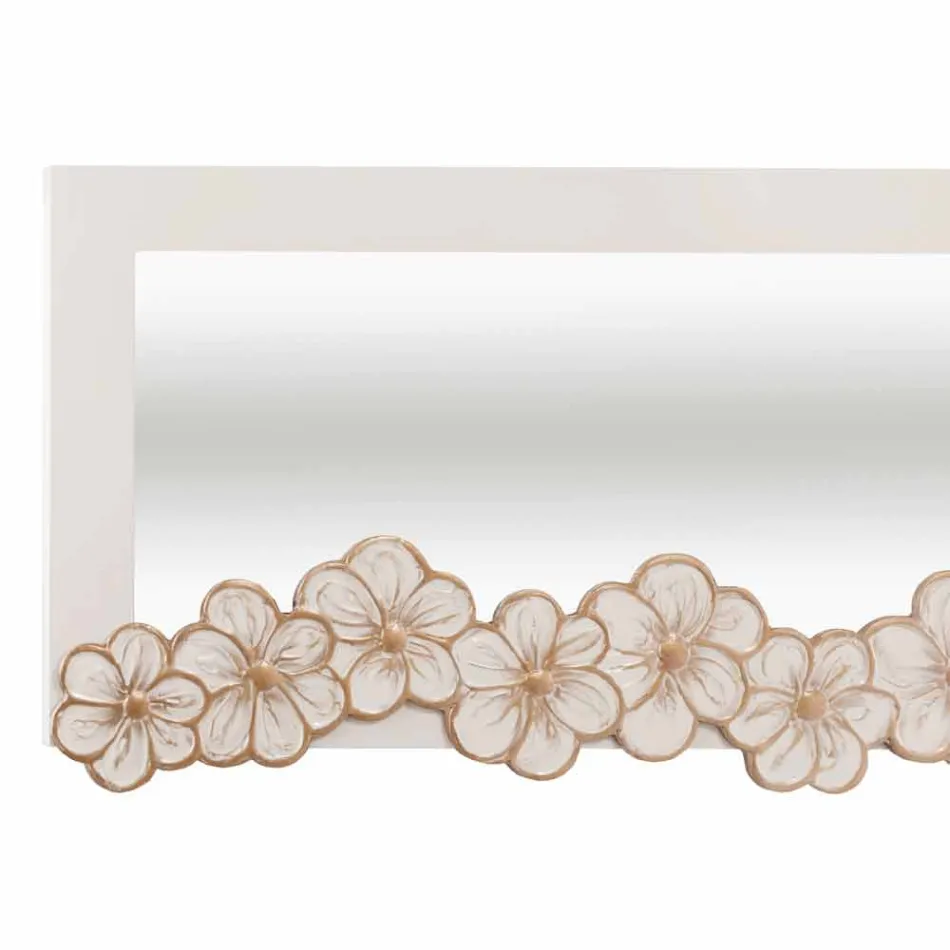 Wall mirror of hand-made design made in Italy Senapina Viadurini