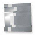 Modern Design Wall Mirror in Glass and Metal Made in Italy - Pallino