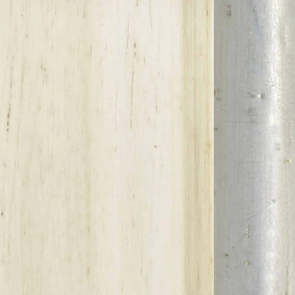 Handmade wall mirror in fir wood in Italy Maicol Viadurini