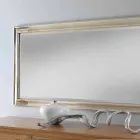 Modern wooden wall mirror made in Italy by Piera Viadurini