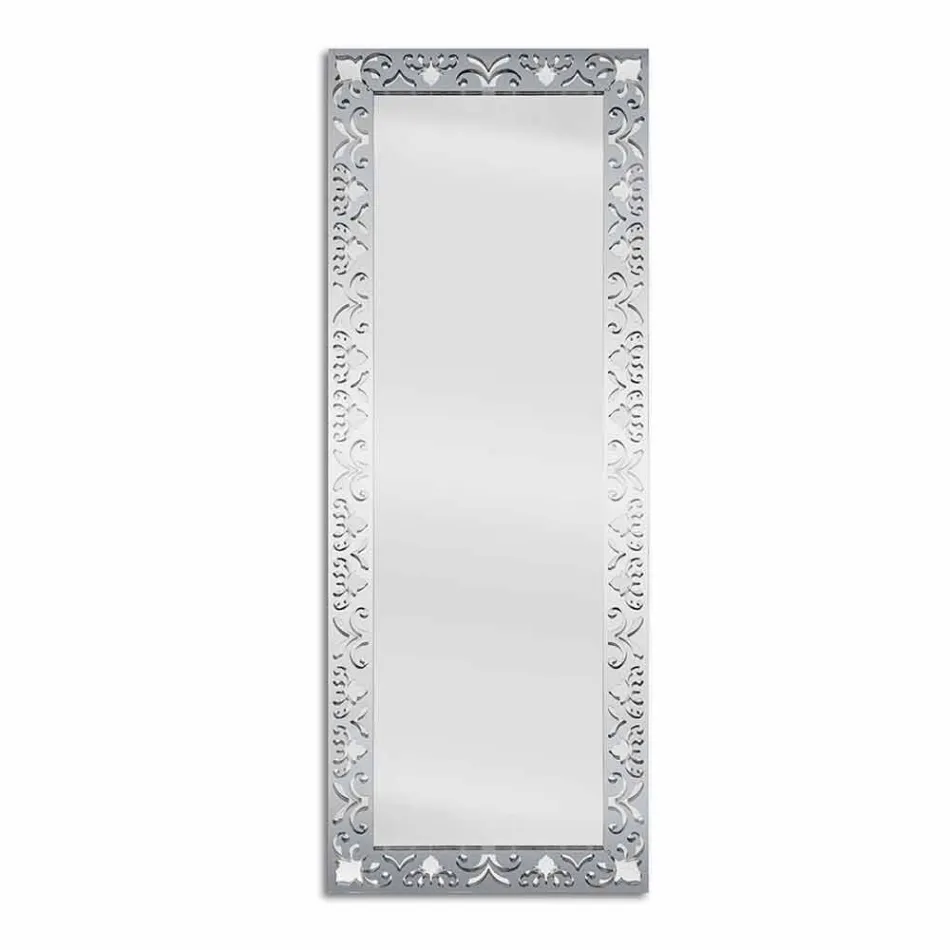 Wall Mirror in Plexiglass Gold Silver or Bronze with Frame - Nectar Viadurini