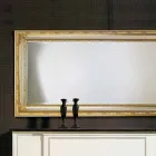 Modern wall mirror in fir wood made in Italy Armando Viadurini