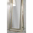 Fir wood floor mirror with pedestal made in Italy Jonni Viadurini