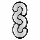 Wall mirror handmade in Italy Teo Viadurini