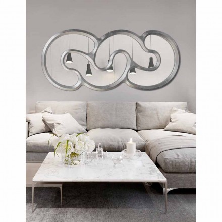 Wall mirror handmade in Italy Teo Viadurini