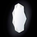 Mirror modern wall by three-dimensional design Diamond Viadurini