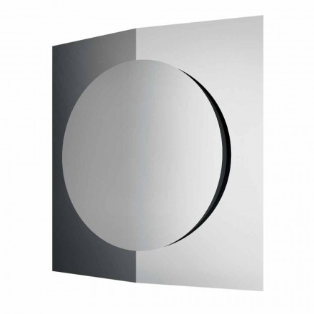 Modern Design Wall Mirror Made of 3 Panels Made in Italy - Bristol Viadurini