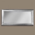 Ayous wood rectangular wall mirror, produced in Italy, Manuel