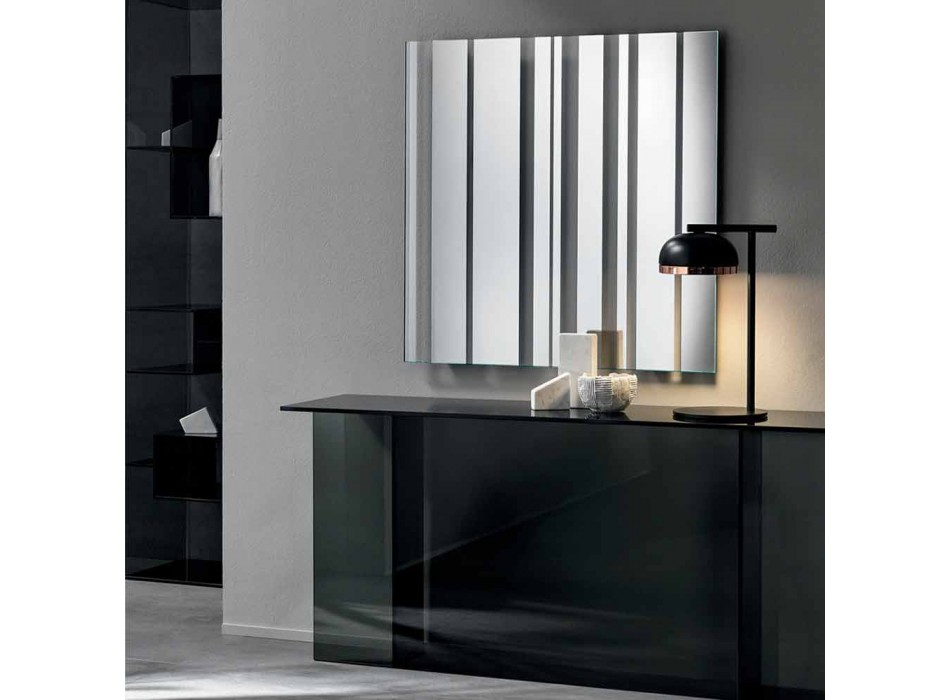 Square Wall Mirror of Modern Design Made in Italy - Coriander Viadurini