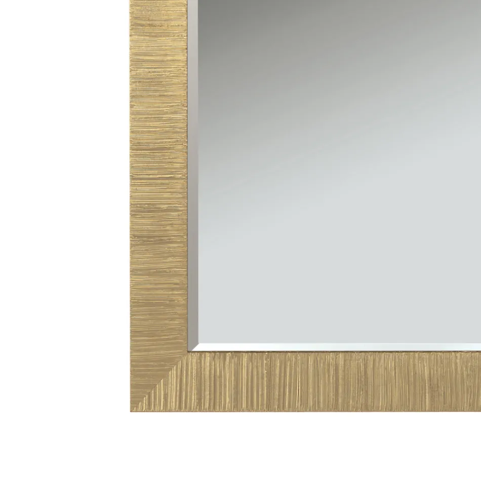 Rectangular Mirror with Ground Mirror Made in Italy - Bacco Viadurini