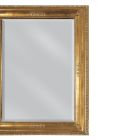 Rectangular Mirror in Lightly Antiqued Gold Leaf Made in Italy - Abeona Viadurini