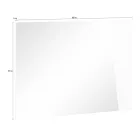 Rectangular Mirror Made in Italy - Popilio Viadurini