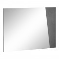 Wall Mirror with Glossy White Wood or Slate Italian Design - Joris