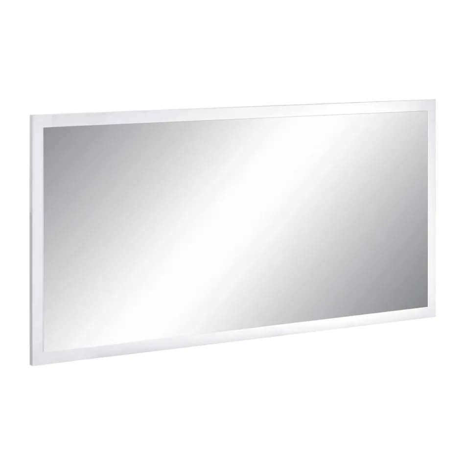 Rectangular Wall Mirror with White or Anthracite Frame - Emanuelito Viadurini