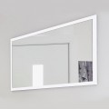 Rectangular Wall Mirror with White or Anthracite Frame - Emanuelito
