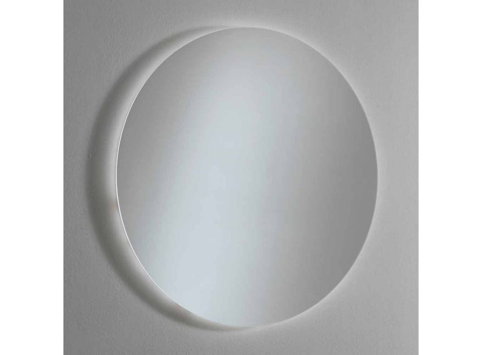 Round Backlit Wall Mirror with LED Made in Italy - Ronda Viadurini