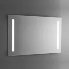 Polished Wire Bathroom Mirror with LED Backlight Made in Italy - Tony Viadurini