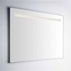 Wall Bathroom Mirror with Aluminum-like Frame Made in Italy - Tobi Viadurini