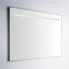 Wall Bathroom Mirror with Aluminum-like Frame Made in Italy - Tobi Viadurini