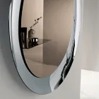 Bronze Mirror with Smoked Glass Frame Made in Italy - Anselma Viadurini
