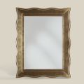 Classic Mirror with Rectangular Gold Frame Made in Italy - Florence