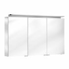 Modern 3-Door Wall Cabinet Mirror with Internal Shelves - Bramo Viadurini