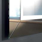 Mirror with Colored Mirror Frame and LED Made in Italy - Newton Viadurini