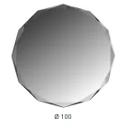 Diamond-Etched Mirror with Beveled Edge - Excelsior Viadurini